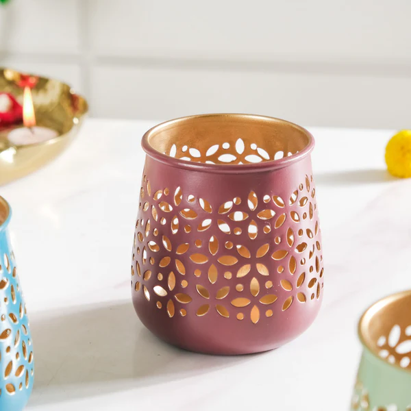 Metal Tealight Candle Votive. - Image 3