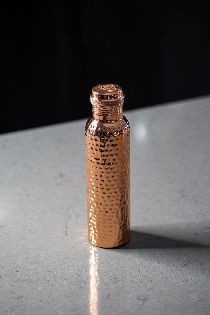 Pure Copper Water Bottle, Advanced Leak Protection, Durable & Rust Proof Bottle for Drinking, Perfect Stylish Office Carrying Bottles - 950 Ml